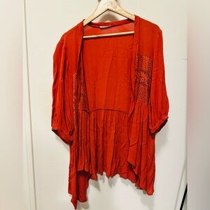 Elegant rusty red Women's Blouse
